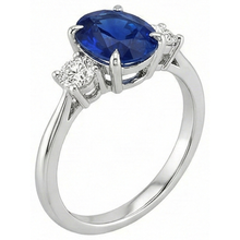 Afbeelding in Gallery-weergave laden, echte round diamant 3.50karaat ring close-up detail