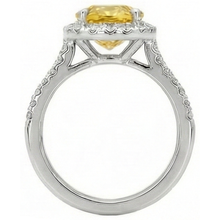 Afbeelding in Gallery-weergave laden, echte round saffier 3.5karaat ring close-up detail