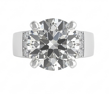 Afbeelding in Gallery-weergave laden, Pavé Diamant Herenring 2 karaat – 10K White Gold