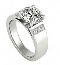 Afbeelding in Gallery-weergave laden, Pavé Diamant Herenring 2 karaat – 10K White Gold