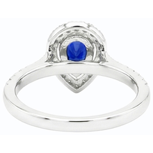 Afbeelding in Gallery-weergave laden, echte round diamant 2.50karaat ring close-up detail