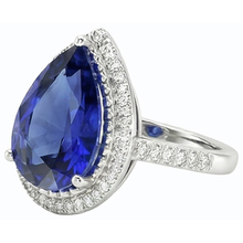 Afbeelding in Gallery-weergave laden, echte round diamant 4karaat ring profielweergave