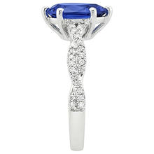 Afbeelding in Gallery-weergave laden, echte round diamant 5.50karaat ring op wit