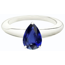 Afbeelding in Gallery-weergave laden, echte pear diamant 2.50karaat ring close-up detail