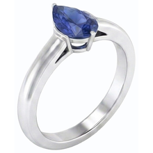 Afbeelding in Gallery-weergave laden, echte pear diamant 1.50karaat ring close-up detail