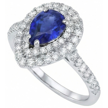 Afbeelding in Gallery-weergave laden, echte round diamant 4karaat ring close-up detail
