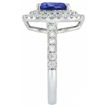 Afbeelding in Gallery-weergave laden, echte round diamant 4karaat ring profielweergave
