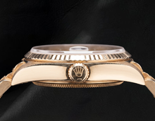 Afbeelding in Gallery-weergave laden, Premium Champagne Diamant Briljant Rolex – karaat Yellow Gold