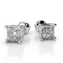 Afbeelding in Gallery-weergave laden, Princess Cut Sparkling 4 Ct Echt Diamonds Dames Oorknopjes Wit