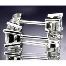 Afbeelding in Gallery-weergave laden, Princess Echt Diamond Studs 1 Karaat