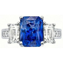 Afbeelding in Gallery-weergave laden, echte diamant 2.50karaat ring close-up detail