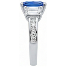 Afbeelding in Gallery-weergave laden, echte diamant 2.50karaat ring profielweergave