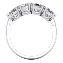 Afbeelding in Gallery-weergave laden, Prinses Geslepen Diamant Jubileum Ring Band 3 Karaat