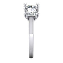 Afbeelding in Gallery-weergave laden, Prinses Geslepen Diamant Jubileum Ring Band 3 Karaat