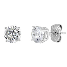 Afbeelding in Gallery-weergave laden, GIA-gecertificeerd Prong Gezet 3.61 Karaat Natuurlijke uit de aarde gewonnen Diamanten Dames Oorknoppen Witgoud 14K