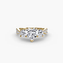 Afbeelding in Gallery-weergave laden, Diamant Setting 0,77-karaat Gold – achteraanzicht