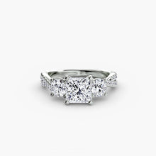 Afbeelding in Gallery-weergave laden, Diamant Rond Geslepen Setting in Gold – hoofdaanzicht