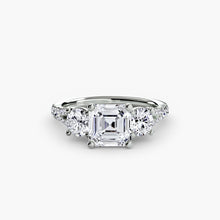 Afbeelding in Gallery-weergave laden, Fijne Diamant Setting 0,77 karaat Gold – close-up