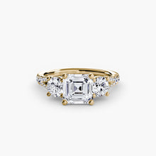 Afbeelding in Gallery-weergave laden, Luxe Fijne Diamant Setting 0,77 karaat – close-up