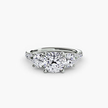 Afbeelding in Gallery-weergave laden, Setting Gold met Fijne Diamant – hoekaanzicht