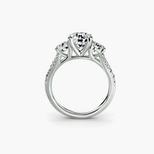 Afbeelding in Gallery-weergave laden, Rond Briljant Fijne Diamant ring in Gold – vooraanzicht