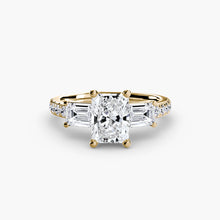 Afbeelding in Gallery-weergave laden, Rond Briljant Briljant ring in Gold – detailaanzicht