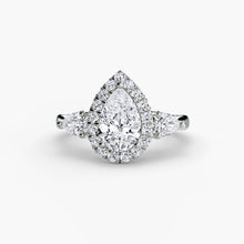 Afbeelding in Gallery-weergave laden, Fijne Diamant Rond Briljant Setting in Gold – hoofdaanzicht