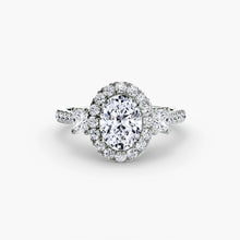 Afbeelding in Gallery-weergave laden, Rond Briljant Briljant ring in Gold – profielaanzicht