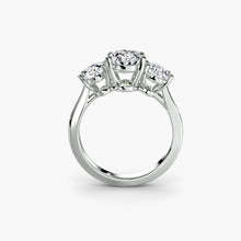 Afbeelding in Gallery-weergave laden, Rond Geslepen Edelsteen ring in Gold – vooraanzicht