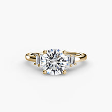 Afbeelding in Gallery-weergave laden, Rond Briljant Diamant ring in Gold – vooraanzicht