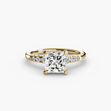 Afbeelding in Gallery-weergave laden, Sieraadsteen Setting -karaat Gold – zijaanzicht