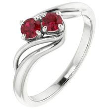 Afbeelding in Gallery-weergave laden, echte round diamant 0.50karaat ring vooraanzicht