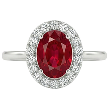 Afbeelding in Gallery-weergave laden, echte round saffier 3.75karaat ring close-up detail