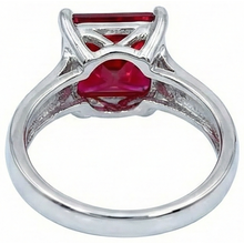 Afbeelding in Gallery-weergave laden, echte princess robijn 2.25karaat ring profielweergave