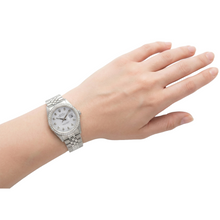 Afbeelding in Gallery-weergave laden, Roestvrij stalen armband Rolex Datumjust herenhorloge met Natuurlijke echte diamant ( niet in het laboratorium gekweekt )en rand