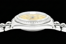 Afbeelding in Gallery-weergave laden, Roestvrij staal Datumjust Champagne Stok wijzerplaat Rolex dameshorloge jubileum