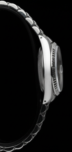Afbeelding in Gallery-weergave laden, Roestvrijstalen jubileum Rolex Rolex-horloge met grijze Romeinse wijzerplaat