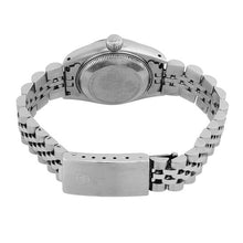 Afbeelding in Gallery-weergave laden, Roestvrij stalen jubileumarmband Rolex Datumjust dameshorloge met gecanneleerde rand