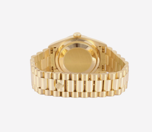 Afbeelding in Gallery-weergave laden, Rolex Day-Date 36 mm Herenhorloge Schorsafwerking Geelgoud 18K Zwart