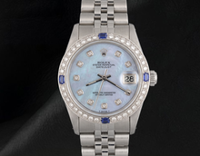 Afbeelding in Gallery-weergave laden, Rolex Date-just 31mm parelmoer herenhorloge