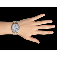 Afbeelding in Gallery-weergave laden, Rolex Datum Herenhorloge Tweekleurige Jubileum Armband Diamanten Lunette