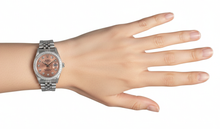 Afbeelding in Gallery-weergave laden, Rolex Datumjust roestvrij staal Horloge Roze Wijzerplaat Fg Middelgrote Rolex Roze Wijzerplaat Roestvrij