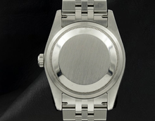Afbeelding in Gallery-weergave laden, Rolex Datumjust witte Dweil Romeinse wijzerplaat Diamanten lunette roestvrij staal Jubileum armband SNELLE INSTELLING