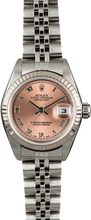 Afbeelding in Gallery-weergave laden, Rolex Lady Salmon-horloge met Romeinse wijzerplaat