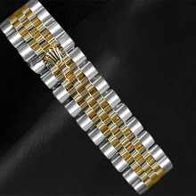 Afbeelding in Gallery-weergave laden, Sieraadsteen Rolex karaat Sterling Silver Two Tone Gold – hoekaanzicht