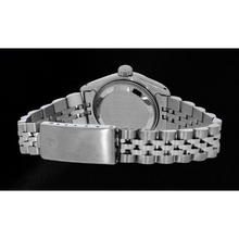 Afbeelding in Gallery-weergave laden, Rolex Datejust 26 mm donkerblauwe diamanten wijzerplaat Jubilee armbandhorloge van roestvrij staal