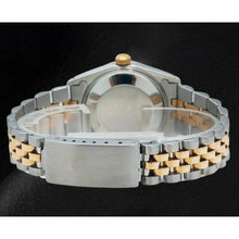 Afbeelding in Gallery-weergave laden, Rolex Datejust 36 mm roze parelmoer diamanten wijzerplaat two tone horloge