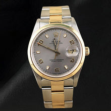 Afbeelding in Gallery-weergave laden, Rolex Sterling Silver Two Tone Gold met Edelsteen – hoofdaanzicht