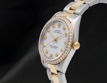 Afbeelding in Gallery-weergave laden, Rolex 14233 Wit Parelmoer Diamanten Wijzerplaat 34mm Tweekleurig Horloge