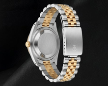 Afbeelding in Gallery-weergave laden, Rolex 16013 Datejust 36mm Champagne Diamanten Wijzerplaat Diamanten Lunette Tweekleurig Horloge